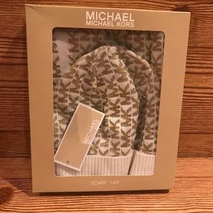 Michael Kors Scarf and Hat set NWT